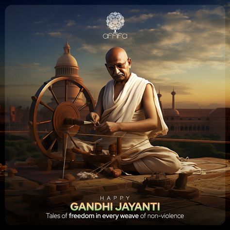 Let's work on creating a world without non-violence which was the dream of Gandhi! Africa wishes Happy Gandhi Jayanti to all. . . . . #affifa #fashionstudio #mahatmagandhi #ahimsawadi #nonviolence Ghandi Jayanti, Guru Poornima, Gandhi Jayanti Wishes, Buddhism Wallpaper, Creating A World, Happy Gandhi Jayanti, Gandhi Jayanti, Oak Plywood, Airplane Window