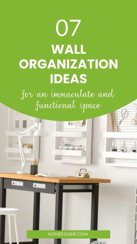 Wall Organization Ideas Wall Organizer Ideas, Wall Organization Ideas, Office Wall Organization, Magnetic Organizer, Grid Panel, Declutter Your Life, Creative Display, Functional Space, Organize Declutter