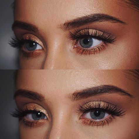 Pinterest: jjordynbush ✨ Rose Gold Eyeshadow, Tanned Makeup, Eyelash Lift, Beauty Make-up, Natural Eyebrows, Makijaż Smokey Eye, Makeup Hacks, Make Up Looks, Long Lashes