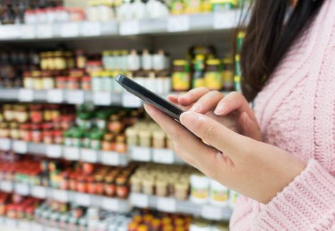 Using smartphone in supermarket Smart Grocery Shopping, Fun Family Activities, Family Activity, Kitchen Cupboards, Grocery Shop, Fun Family, Grocery Shopping, Family Activities, Grocery Store