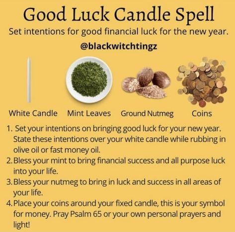 Money Spells That Work Fast Candle, Easy Money Spells That Work Fast, Money Spells That Work Fast, Money Oil Recipe, Black Candle Spells, Luck Potion, Magical Herbs Witchcraft, Candle Magick Spells, Good Luck Spell