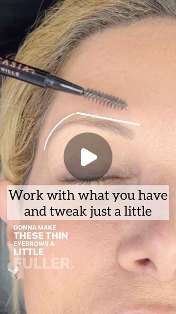 Make Eyebrows Look Thicker, How To Make Your Eyebrows Even, How To Do Perfect Eyebrows, Shaping Eyebrows For Beginners, Brow Makeup Looks, How To Shape Your Eyebrows, Eye Brows Tutorials, 90s Brows, Easy Eyebrows