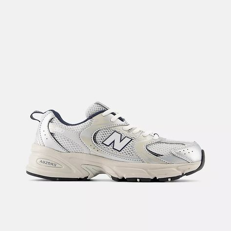 530, GR530KA Kids New Balance, New Balance Kids, New Balance Dad Shoes, Kids Silhouette, Dad Shoes, Chic Shoes, Casual Running Shoes, Fire Fits, Shoe Inspo