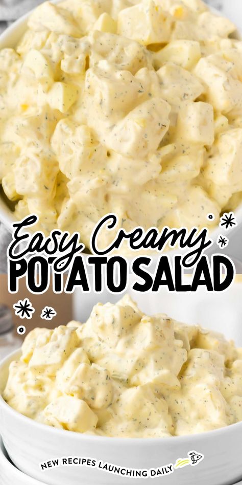 Salad In A Bowl, Amish Potato Salads, Potatoe Recipes, Potatoe Salad, Best Potato Salad Recipe, Homemade Potato Salads, Potato Salad Dressing, Potato Salad Recipe Easy, Potato Salads