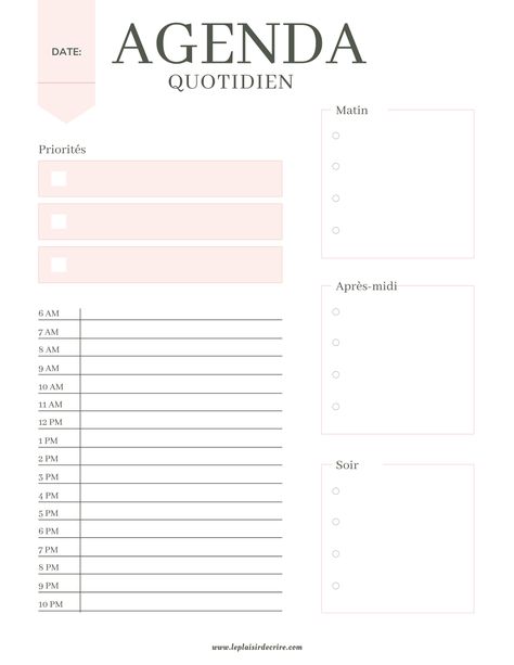 Bloc Note, Agenda Organization, Agenda Template, Routine Planner, Good Notes, Planner Organization, Budgeting, Bullet Journal, How To Plan