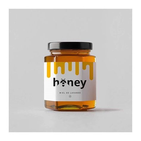 Logo Inspiration auf Instagram: „Honey Brain By: @falez_graphicdesigner Join LogoBrainy Community and Get Free Features 👉 #LogoBrainy ————————————————— - Branding World:…“ Logo Honey, Honey Label Design, Slogan Ideas, Honey Jar Labels, Honey Logo, Logo Design Agency, Honey Label, Honey Brand, Honey Bottles