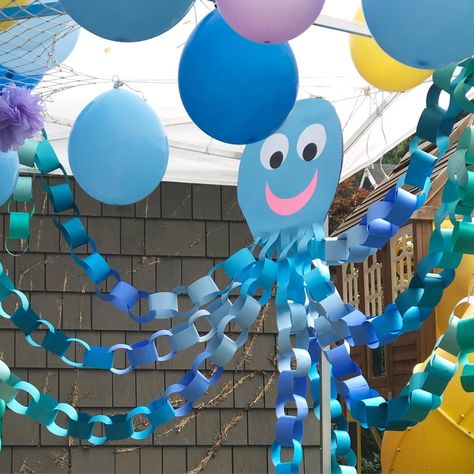 Under The Sea Prom Theme, Preschool Prom, Upscale Bbq, Underwater Birthday, Bbq Birthday Party, Bbq Birthday, Underwater Party, Under The Sea Decorations, Sea Party Ideas