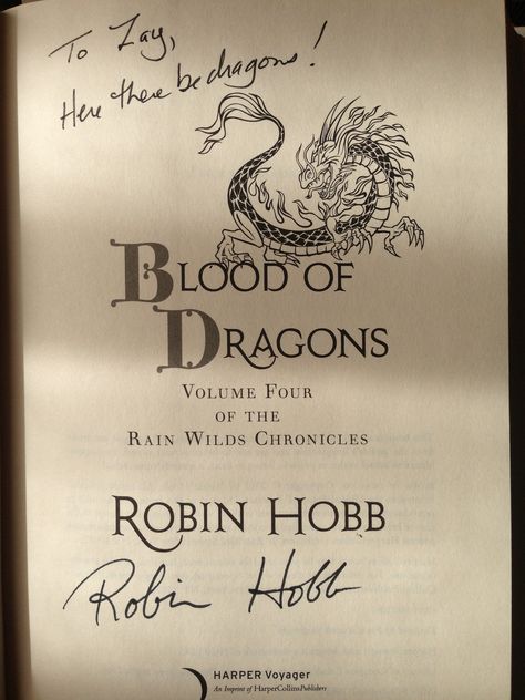 Signed by Robin Hobb Robin Hobb Tattoo, Farseer Trilogy, Book Tattoos, Robin Hobb, Book Tattoo, Dragon Tattoo, Book Worms, Tattoo Quotes, Tattoos