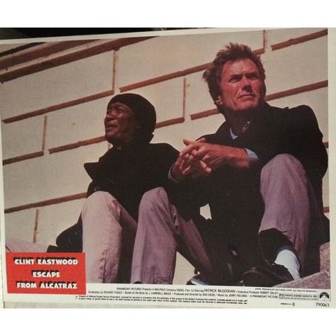 #movie #movieposter #poster #lobbycard #lobby #card #clinteastwood #clint #eastwood #1979 #patrickmcgoohan #patrick #mcgoohan #donsiegel #don #siegel by joelrblock Escape From Alcatraz, Fred Ward, Instagram Movie, Thriller Film, Hollywood Icons, Top Movies, About Time Movie, Lobby Cards, Clint Eastwood