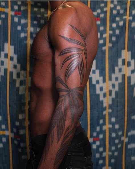 Afro Tattoo, Black People Tattoos, Dark Skin Tattoo, Black Men Tattoos, African Tattoo, Men Tattoos Arm Sleeve, Tattoo Inspiration Men, Cross Tattoo Designs, Tattoos For Black Skin