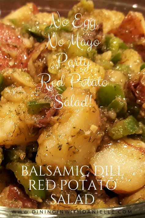 Dill Red Potato Salad, Salad Balsamic, Green Pepper Recipes, Pita Pizza, Red Potato Salad, Red Potato, Tzatziki Sauce, Green Pepper, Stuffed Pepper Soup