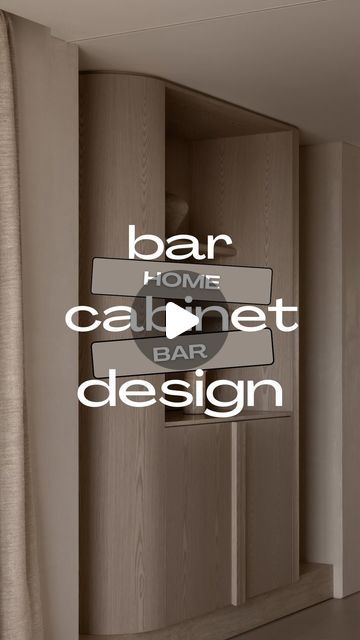 Home Wine Cabinet, Bar Unit For Home Modern, Stylish Bar Design, Bar Cabinet For Living Room, Bar For Home Design, House Wine Bar, Bar Units In Living Room, Hidden Bar Design, Mini Fridge In Cabinet