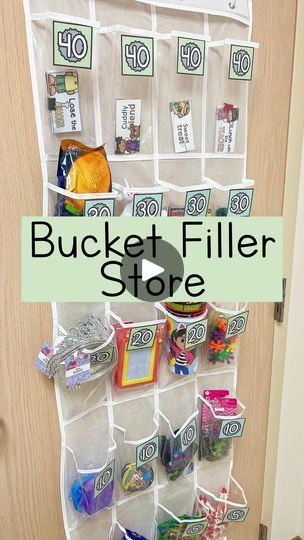 Bucket Filler Classroom Management, Bucket Filler Display, Bucket Fillers, Classroom Store, Class Store, Bucket Filler, Prize Box, Class Displays, Classroom Management Tool