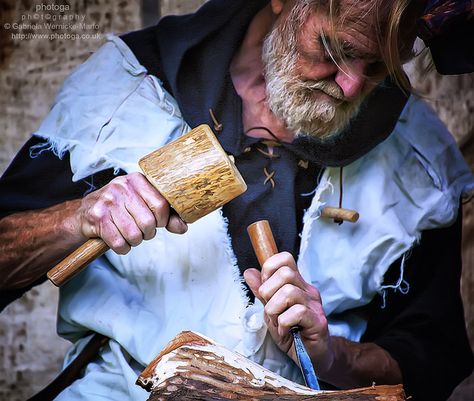 Medieval Carpenter | by photoga photography Medieval Carpenter, Carpenter Photography, Medieval Europe, Carpenter Tools, Painted Books, Robin Hood, Photography Portfolio, Middle Ages, Character Concept