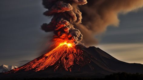 erupting volcano pictures Volcano Background Landscape, Volcanoes Aesthetic, Volcano Aesthetic, Volcano Background, Composite Volcano, Volcano Pictures, It Background, Volcano Photos, Mount Pinatubo