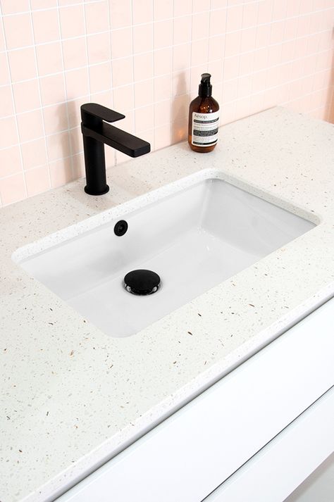 Terrazo Bathroom Counter, Terrazzo Bathroom Counter, Terrazzo Countertop Bathroom, Terrazo Countertop, Terrazzo Counter, Terrazzo Countertop, Terrazzo Bathroom, Tile Counters, Hair Salon Design