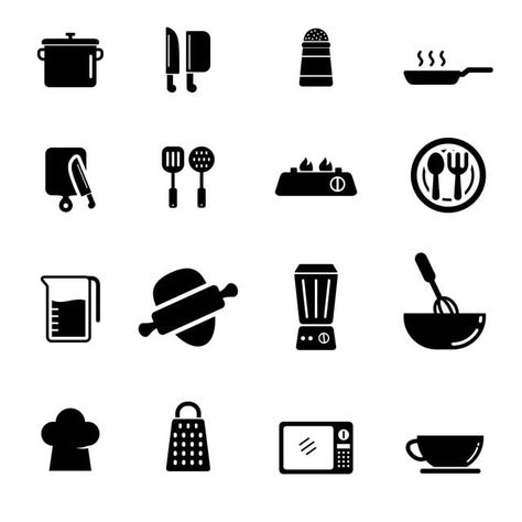 Kitchen Tools Logo, Chef Vector, Kitchen Vector, Vector Kitchen, Stove Design, Cooking Icon, Kitchen Icon, Logo Outline, Fire Icons