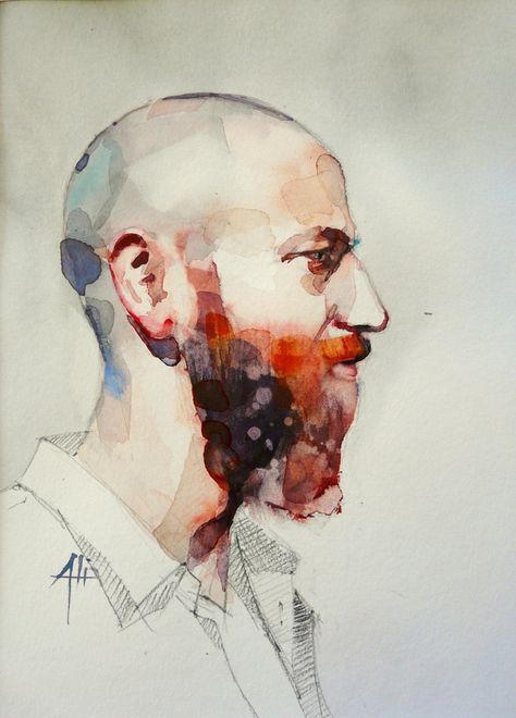 eric.alix - accueil Paint A Portrait, Creative Self Portraits, Warm Color Schemes, Art Advice, Winter Light, Side Profile, Original Art For Sale, Portrait Inspiration, Portrait Artist