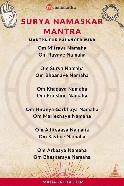 The Surya Namaskar Mantra is a salutation prayer to the Sun God, Surya. Click here to learn its meaning, benefits, and how it can heal you. Surya Dev Mantra, Surya Kriya 21 Steps, Aatma Rama, Sun Mantra, Surya Namaskar Mantra, Surya Mantra, Sun God Surya, Lord Surya, Most Powerful Mantra