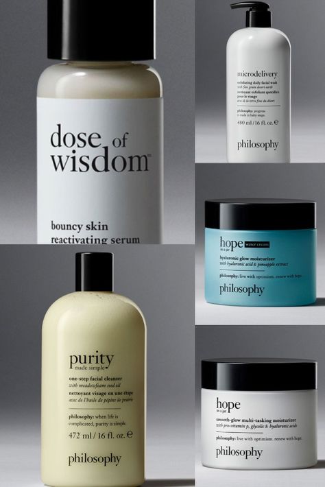 images of 5 best selling philosophy products that we simply ADORE! Philosophy Skin Care, Philosophy Products, Clean Products, Skincare Brands, Nail Polish Brands, Eye Of The Beholder, Skincare Brand, Skin Care Brands, Clean Skincare