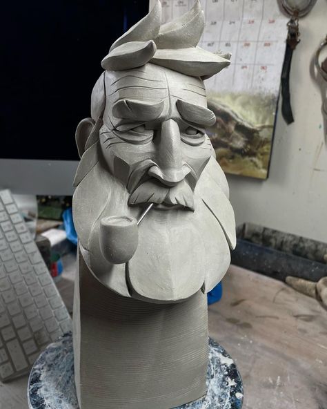 https://www.instagram.com/p/Cb-Q5FBqYOJ/?igshid=MDJmNzVkMjY= Activism Art, Sculpture Techniques, 3d Printing Art, Ceramic Art Sculpture, Toy Sculpture, Sculpture Art Clay, Sculptures Céramiques, Portrait Sculpture, Sculpting Clay