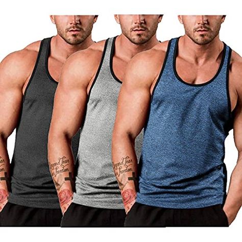 Mens Workout Tank Tops, Stringer Tank Top, Undershirt Tank Top, Fitness Tank Top, Bodybuilding T Shirts, Cheap Tank Tops, Gym Workouts For Men, Workout Muscle, Gym Tanks