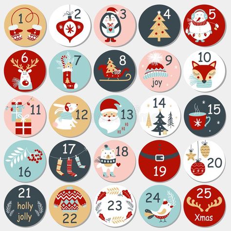 Christmas Advent calendar with hand drawn elements. Xmas Poster. stock illustration Xmas Poster, Calendar Advent, Christmas Advent Calendar Diy, Hand Drawn Elements, Advent Calenders, Diy Calendar, Christmas Calendar, Diy Advent Calendar, Printable Calendar Template