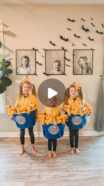 Janelle Craft on Instagram: "2022 costume reveal!   Thanks to our last name being Craft, we decided to have a bunch of “Craft Mac and Cheese cups running around! 💛  #halloween #halloweencostume #costumereveal #macandcheese #hallowren2022 #costume" Mac And Cheese Costume Diy, Kraft Mac And Cheese Costume, Craft Mac And Cheese, Mac And Cheese Costume, Cheese Costume, Mac And Cheese Cups, Cheese Cups, Homecoming Proposal Ideas, Kindergarten Learning Activities