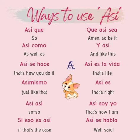 Beginner Spanish Lessons, Spanish Slang, Useful Spanish Phrases, Spanish Words For Beginners, Basic Spanish Words, Spanish Basics, Learning Spanish Vocabulary, Learn Another Language, Spanish Teaching Resources