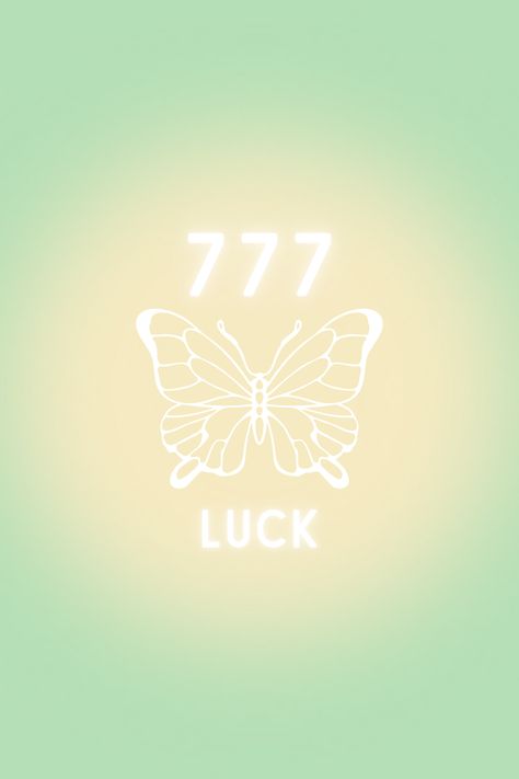 Number Tattoo With Butterfly, The Universe Is On My Side, 777 Angel Number Aesthetic, 777 Angel Number Meaning, 777 Angel Number Tattoo, 777 Aesthetic, Aura Butterfly, Angle Numbers, A Sign From The Universe