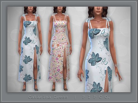 Celestial Gown, Hot Weather Outfits, Alexis Dress, Sims Four, Sims 4 Cas, Sims 4 Cc Finds, Sims 4 Clothing, Mod Dress, Sims Mods