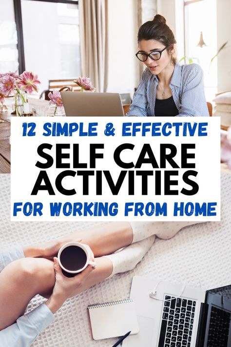 Remote Job Office Ideas, Work From Home Hacks, Work From Home Lifestyle, Work From Home Self Care, Work From Home Exercises, Home Health Social Work, Healthy Work From Home Routine, Remote Work Tips, Remote Work Schedule