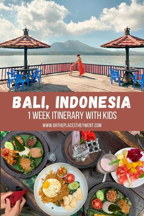 Bali With Kids: A Family Friendly 1 Week Itinerary - Oh The Places They Went Bali With Kids, Butterfly Park, Uluwatu Temple, Bali Itinerary, Turtle Conservation, Rice Terraces, Hindu Temple, Denpasar, Bali Travel