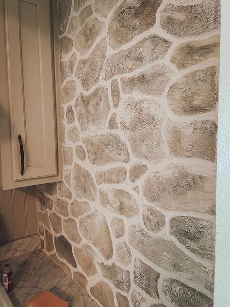 Faux rock panels