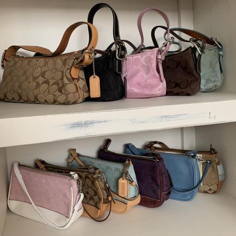 Vintage Coach Demi Hampton purses and bags coach collection aesthetic manifestation goals y2k style 2000s Coach Demi Bag, Manifestation Goals, Aesthetic Manifestation, Collection Aesthetic, Vintage Coach Bags, Bags Coach, Y2k Style, Vintage Coach, 20 Years Old