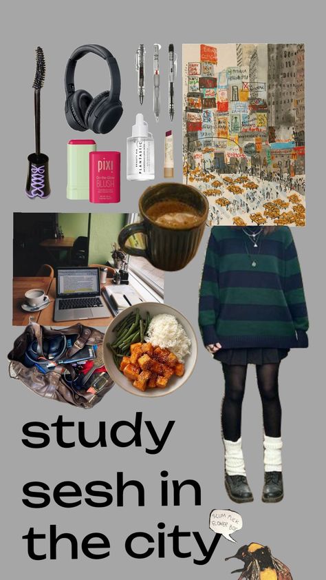 study session aesthetic in the city #study #nyc #nycaesthestic #cleangirl #studyaesthetic Study Session Aesthetic, Study Session, The City