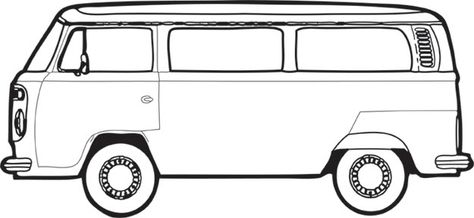 vw bus stencil | VW Bus Paint Off Bus Camper Interior, Vw Bus Drawing, Bus Clipart, Van Drawing, Bus Drawing, Volkswagen Camper Van, Bus Art, Vw Art, Hippie Bus