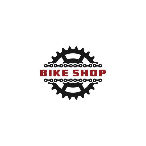 bike shop logo template vector, icon in white background Bike Shop Logo, Bike Logo, Bike Quotes, Bike Store, Cool Bike Accessories, Bike Repair, Folding Bike, Bike Shop, Reference Photos