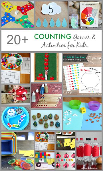 Over 20 Counting Games and Activities for Kids Kids Preschool Learning, Counting Games, Prek Math, Numbers Preschool, Games Activities, Kindergarten Teaching, Counting Activities, Games And Activities, Learning Numbers