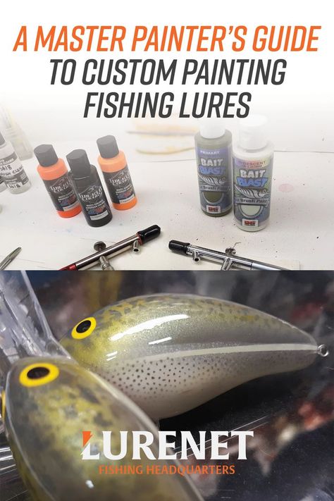 Fishing Lure Painting, Lure Painting, Garage Workshop Ideas, Custom Fishing Lure, Antique Fishing Lures, Fish Types, Homemade Fishing Lures, Custom Lures, Diy Fishing Lures