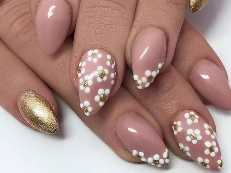 Nail Art Flower, Diy Bts, Prom Nails Red, Floral Nail Designs, Nail Art At Home, Manicure Gel, Flower Nail Designs, Floral Nail Art, Dotting Tool