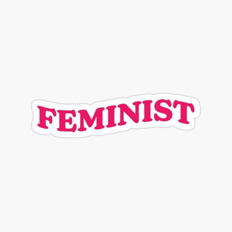 feminist sticker on redbubble shop name: rachelpdesigns, sticker shop, feminist sticker, feminism sticker Boutique Stickers, Kindle Decor, Feminist Stickers, Equality Sticker, Stickers For Ipad, Feminism Stickers, Funky Vibes, Shop Name Ideas, Funny Laptop Stickers