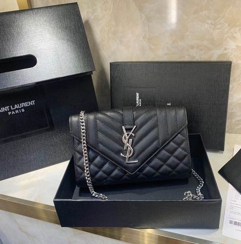 Small Envelope, Bag Ysl, Ysl Saint Laurent, Luxury Bags Collection, Small Envelopes, Envelope Wallet, Anime Songs, Celine Bag, Saint Laurent Bag