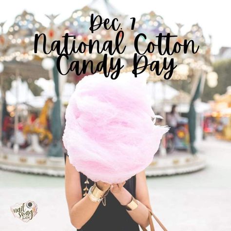 Cotton Candy Recipe, List Of National Days, Holiday Social Media Posts, Cotton Candy Cocktail, Scentsy Christmas, December Days, Posting Ideas, Pampered Chef Party, Chef Party