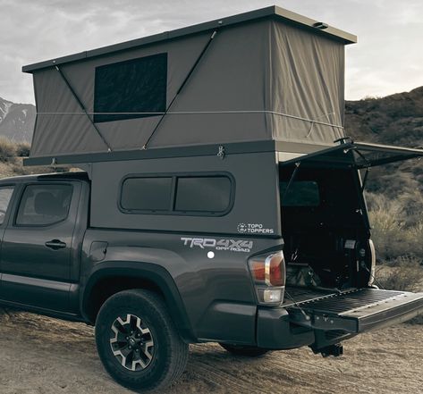 Camper Topper Truck Camping, Pickup Truck Tent Camping, Truck Shell Camper, Tacoma Tent Truck Camping, Truck Pop Up Camper, Truck Shell Camping, Truck Camper Shell Camping, Truck Camper Shell Interior, Camper Truck Off Road 4x4