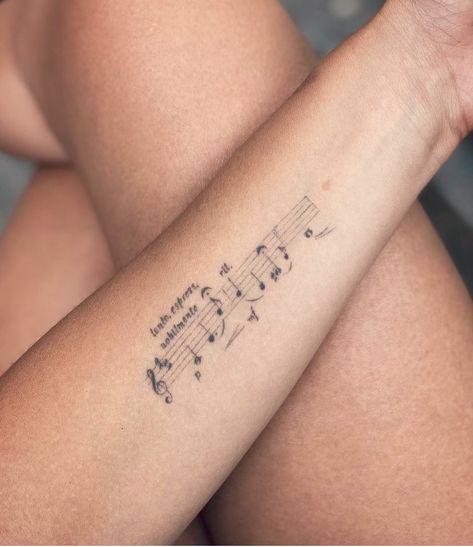 Music Sheet Tattoo, Music Note Tattoo Ideas, Gramophone Tattoo, Sheet Music Tattoo, Microphone Tattoo, Treble Clef Tattoo, Rose Tattoo Stencil, Music Notes Tattoo, Key Tattoo