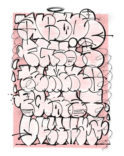 Graffiti Piece Letters, Graffiti Piece Alphabet, Graffiti C, Graffiti Lettering Alphabet, Graffiti Art Letters, Graffiti Wildstyle, Graffiti Text, Graffiti Piece, Graffiti Words