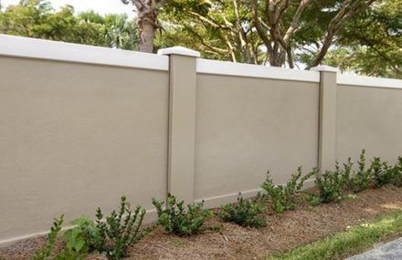 Concrete Is Concrete Or Is It? Decorative Fence Ideas, Nigerian Houses, Expensive Backyards, Concrete Fencing, Fencing Design, Fence Wall Design, Decorative Fence, Ideas For Backyard, Compound Wall Design