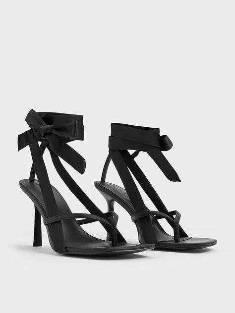 Women's Heels | Shop Exclusive Styles | CHARLES & KEITH US Outfits In Black, Charles Keith, Women's Heels, Thong Sandals, Belt Size, Womens Heels, Black Sandals, Trending Shoes, Comfortable Shoes