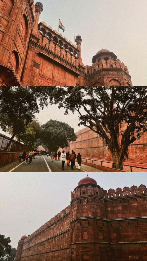 Red Fort Delhi Photography, Red Fort Photography, Red Fort Aesthetic, Delhi Instagram Story, Delhi Snaps, Delhi Aesthetics, Delhi Pics, Delhi Trip, Delhi Aesthetic